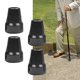 thumbnail image 2 of 4x Puntas de Bastón Puntas Anchas Accesorios de Alto Rendimiento Tapa de Pies para Personas Mayores que Caminan Agujero negro de 19 mm., 2 of 9