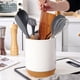 thumbnail image 4 of Toystoory Porta utensilios de cerámica con capacidad para 10-15 piezas, vajilla organizadora de porcelana de textura delicada. Cocina y Comedor uno, 4 of 6