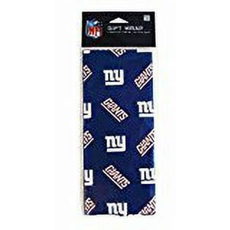 New York Giants Flat Gift Wrap