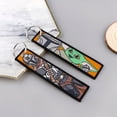 thumbnail image 4 of Llaveros bordados de pesadilla antes de Navidad para mujer, llavero de Anime, llaves de coche, joyería de moda, regalo de Halloween, 4 of 4