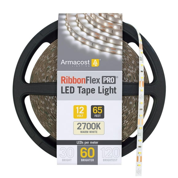 Armacost Lighting RibbonFlex Pro Cinta de luz LED blanca de 12 voltios 60 LED/metro