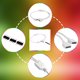 thumbnail image 5 of Conector divisor de 4 pines 1 a 2 para tira de luz LED RGB + 3 enchufes de 4 pines Tmvgtek 1gf3ty5kd3xz0st7, 5 of 6