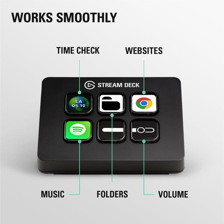 Elgato, Stream Deck Mini, 6 Keys, LCD Control Keys - Walmart.com