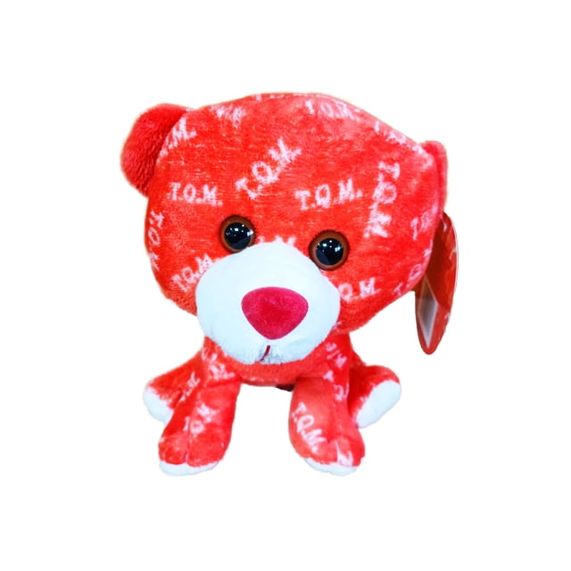 Peluche Perro Amor y Amistad Rojo Mi Alegría 20 cm