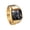 Gold, variant on Men Women's Vintage Inlaid Marble Stainless Steel Ring Simple Promise High Polished Band Ring Jewelry Comfort Fit Silver Size 9