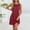 Red, variant on QUNYINEY Cotton Womens Sundresses Sleeveless White Midi Summer Tank Dress Casual Lounge Loose Fit Crew Neck Lace Dresses
