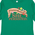 thumbnail image 4 of Inktastic Nevertheless, She Persisted Boys or Girls Long Sleeve Toddler T-Shirt, 4 of 5