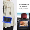 thumbnail image 5 of Case for Samsung Galaxy Tab S10 Lite/S10 FE/S9 FE 10.9 Inch with Screen Protector, 360 Degree Rotating Kickstand Hand Strap Heavy Duty Shockproof Cover with Shoulder Strap, Blue, 5 of 7