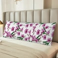 thumbnail image 4 of KLL Ultra Soft Microfiber Body Pillow Cover/Pillowcases 20"x54" with Hidden Zipper Closure-Orchids Flowers, 4 of 5