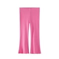 thumbnail image 2 of Asxite Toddler Girls Leggings Solid Elastic Waist Flare Stretch Casual Winter Pants 2-8 Y, 2 of 4