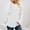 *White, variant on ClodeEU Womens Soft Long Sleeve Crewneck Shirts ,Fall Casual Loose Fit Knit Tops Blouses ,Fall Sweaters Curved Hem White,Womens Plus S