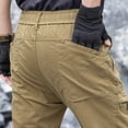 thumbnail image 6 of SAWOBUUN Men's Cargo Joggers Pants Drawstring Waist Work Trousers Slim Fit Outdoor Hiking Sweatpants with Multi Pockets, 6 of 8