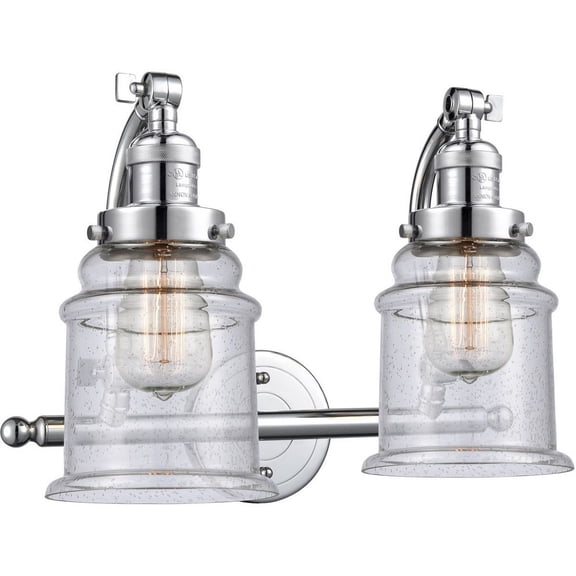 Innovations Lighting - Canton-2 Light Bath Vanity in Industrial Style-18 Inches