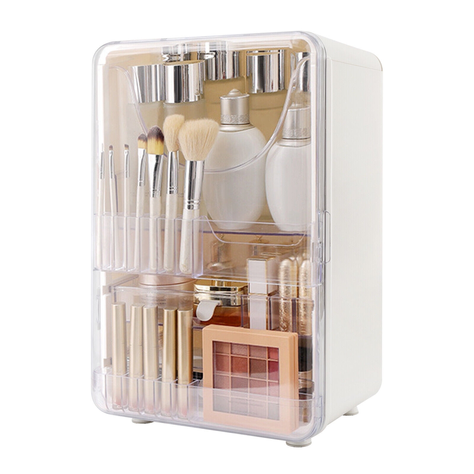 BoxUp - Plastic Makeup Organizer with Box 22,5x12,5x13,8 cm, transparent