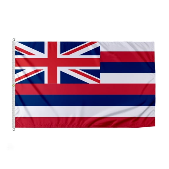 Promopatriot Hawaii State HI Flag 8' x 12' ft Nylon, Reverse Print, Outdoor Banner