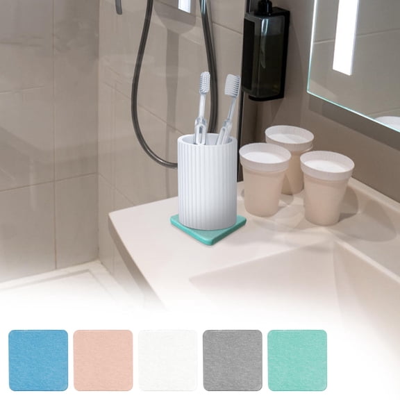 ite Sink Tray, Quick Drying Stone Drying Pad, 1-Pack Waterproof Coaster for Dishes, Non-Slip & Fast-Absorbing for Drip-Free Drying, Ideal for Kitchen Sinks, Countertops, and Dish Racks Aestivo