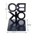 thumbnail image 4 of Sujetalibros - Soportes decorativos para sujetalibros de metal para Merek Design Heavy Duty Bo, 4 of 5
