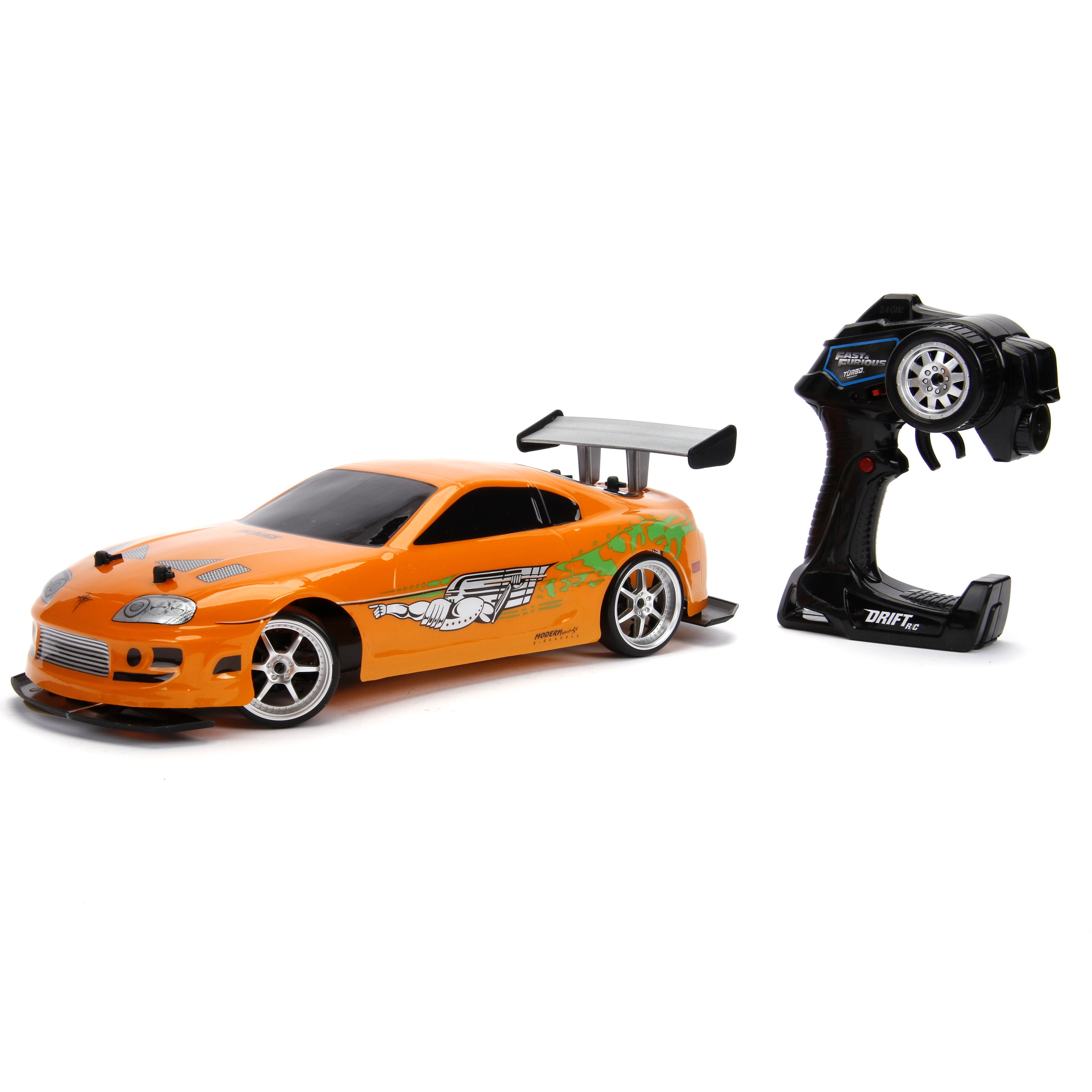 Kids Remote Control Fast and Furious 1:24 1995 Toyota Supra Drift Toy Car 