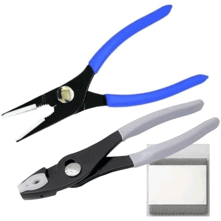 Igarashi IPS Soft-Jaw Pliers Set (PH-165 & SH-165S) Non-Marring Slip Joint Pliers for Delicate Work Made in Japan (Tsubame-Sanjo) with Microfiber Cloth$$Tools & Hardware Other