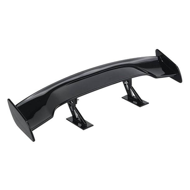 Alerón universal para coche, mini alerón decorativo de uso general, duradero y adecuado para todos. Negro