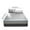 Gray, variant on Aursykel Ice Silk Cool Mat for Summer Naked Sleeping with Breathable Design Machine Washable Folding Mattress Cover Includes Pillowcase Relieves Fatigue Enhances Restfulness