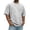 White, variant on BVnarty Men's Corduroy Waffle‑Textured Crew Neck Short Sleeve T‑Shirt, Lightweight Summer Sports Tops White S
