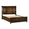 thumbnail image 2 of Lexicon Cumberland 2 Drawers Wood Full Sleigh Platform Bed in Brown Cherry, 2 of 11