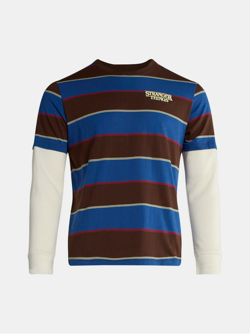 Netflix Stranger Things Graphic T-Shirt with Long Sleeve Thermal