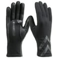 thumbnail image 2 of Isotoner Signature Women's Water-Repellent Heritage Chevron Gloves - Black, 2 of 2