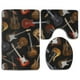 thumbnail image 1 of ABPHQTO Guitarras Juego de alfombras de baño de 3 piezas Alfombra de baño Alfombra de contorno y tapa de inodoro ABPHQTO Cont-CHAPPLE-35417, 1 of 2