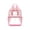 Pink, variant on Clear Backpack, Heavy Duty Transparent Backpack With Handle, Vinyl Large Capacity Clear Backpack For School, Stadium Approved Travel Commute
