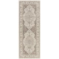 thumbnail image 4 of UERMEI 3'x8' Washable Runner Rugs for Entryway Kitchen Hallway Bedroom Bathroom Home Decor Carpets, Non-slip Indoor Rug, Vintage Floral Boho Printed Carpet, Brown, 4 of 8