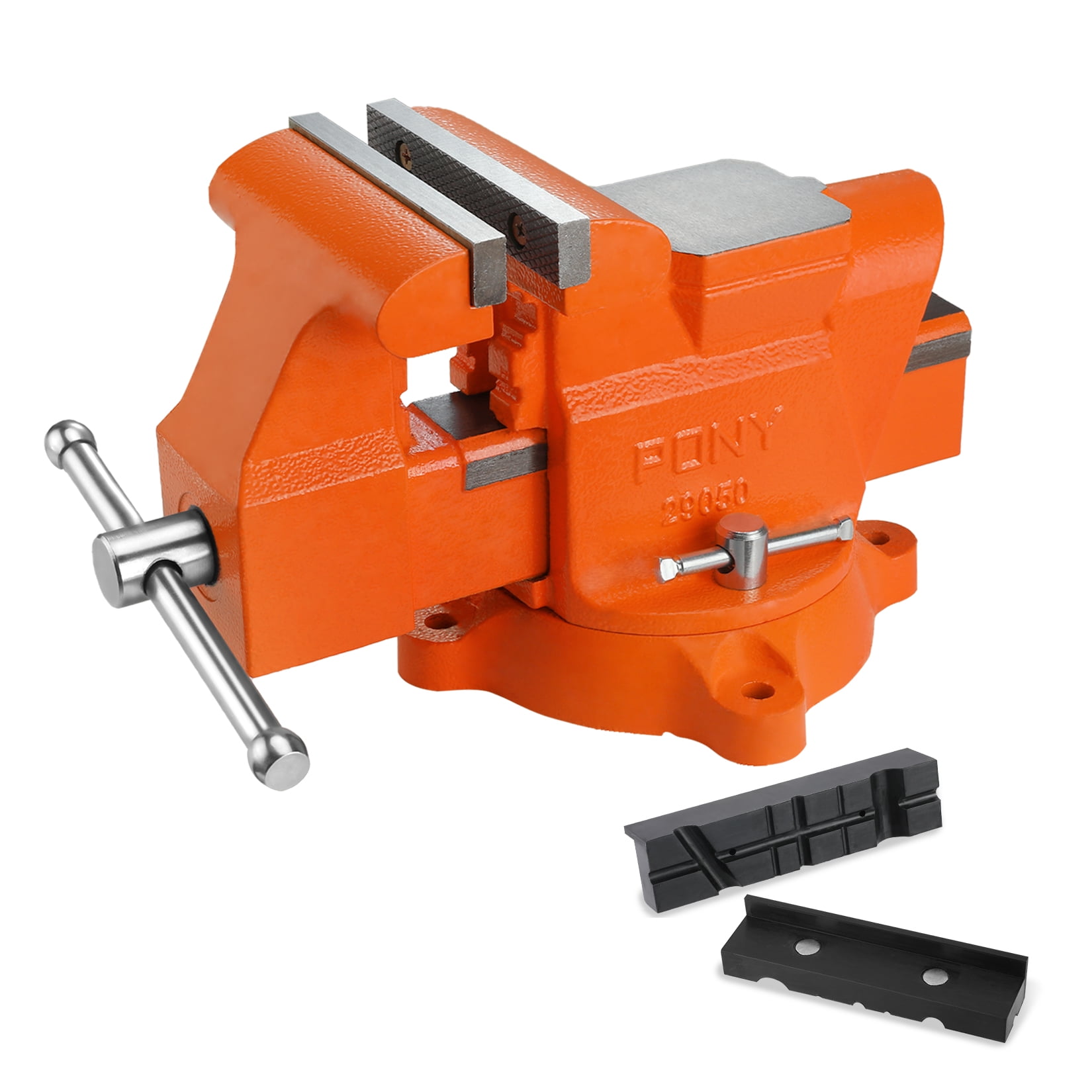 PONY 5 inch Bench Vise, 3968 lbs Clamping Force, HeavyDuty Utility