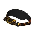 thumbnail image 2 of Balery Orange Lightning Sport Wear Athletic Visor Sun Sports Visor Hat Visor Adjustable Cap for Women and Men (One Size), 2 of 7