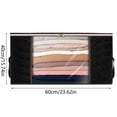 thumbnail image 2 of Large Capacity Zippered Storage Bag For Duvets Blankets With Transparent View Window Home Textile Organizer, 2 of 2