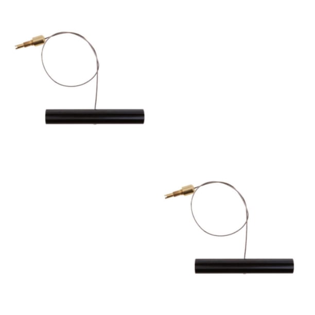Speravity Extractor de vástago de palanca de válvula de motocicleta, instalador de desinflador de hilo, herramientas de pesca de neumáticos, Negro 2piezas