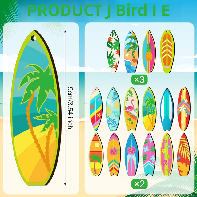 Adornos colgantes de madera de verano, estilo playero, cuerda de madera, arte de pared, decoraciones para el hogar y la oficina