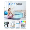 thumbnail image 1 of Aire Acondicionado Portátil con Control Remoto, Mini Aire Acondicionado Evaporativo, Unidad de Aire Acondicionado Portátil, Aire Acondicionado Personal con Luces, 1 of 5
