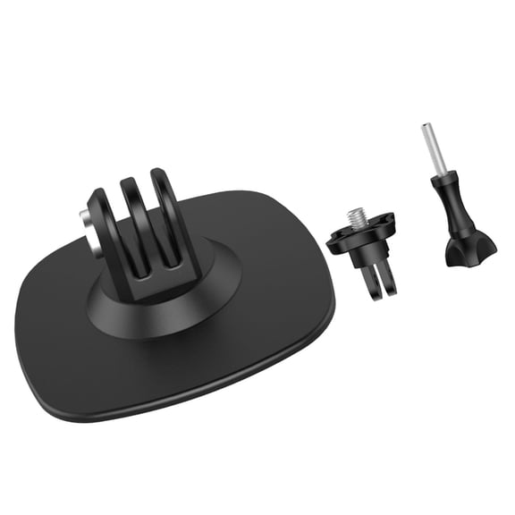 Universals Sticky Camera Mount For Most Action Camera Aluminum Base For Helmets Car Dashboards 180 Tilts Angled Portable