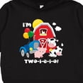 thumbnail image 3 of Inktastic Two-i-e-i-o 2nd Birthday Toddler Hoodie, 3 of 4