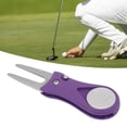 thumbnail image 4 of Green Fork, Portable  Divot Tool  For Playground Purple, 4 of 8