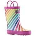 thumbnail image 2 of Oaki Kids Rubber Rain Boots with Easy-On Handles for Boys Girls Toddlers, 2 of 3