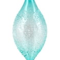 thumbnail image 7 of Northlight Textured Glass Finial Christmas Ornament - 7" - Transparent Blue, 7 of 7