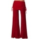 thumbnail image 3 of WILLBEST Pantalones Casuales para Mujer, Pantalones Deportivos de Pierna Ancha de Color Liso para Mujer con Cinturón, Ropa de Baile de Tiro Medio para Mayor Comodidad y Estilo. Extra Grande, 3 of 3