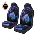 thumbnail image 3 of Uorisanigo Front Car Seat Protective Covers - Non-Slip Galaxy Horse Print Auto Seat Cover Universally Used for Cars, SUV Trucks - Washable Car Driver Seats Covers Accessories, 3 of 7