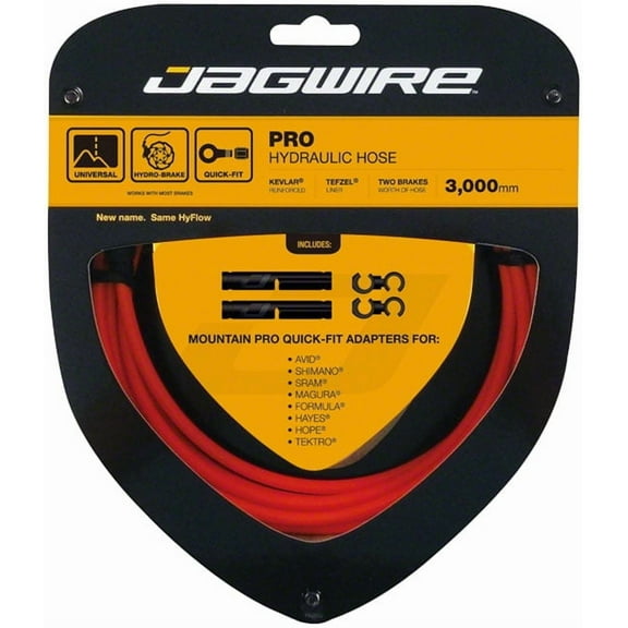 Jagwire Pro Hydraulic Disc Brake Hose Kit 3000mm, Orange
