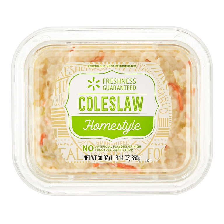 Freshness Guaranteed Homestyle Cole Slaw, 30 oz Tub (Refrigerated)
