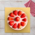 thumbnail image 1 of ETHZZLE 5Pcs Golden Cake Boards Square Thickened Cake Base Paper Material for Baking and Serving, 1 of 6