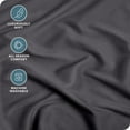 thumbnail image 3 of Bare Home Luxury 1800 Collection Fitted Sheet, Ultra-Soft, Deep Pocket, Twin, Forged Iron Gray, 3 of 8