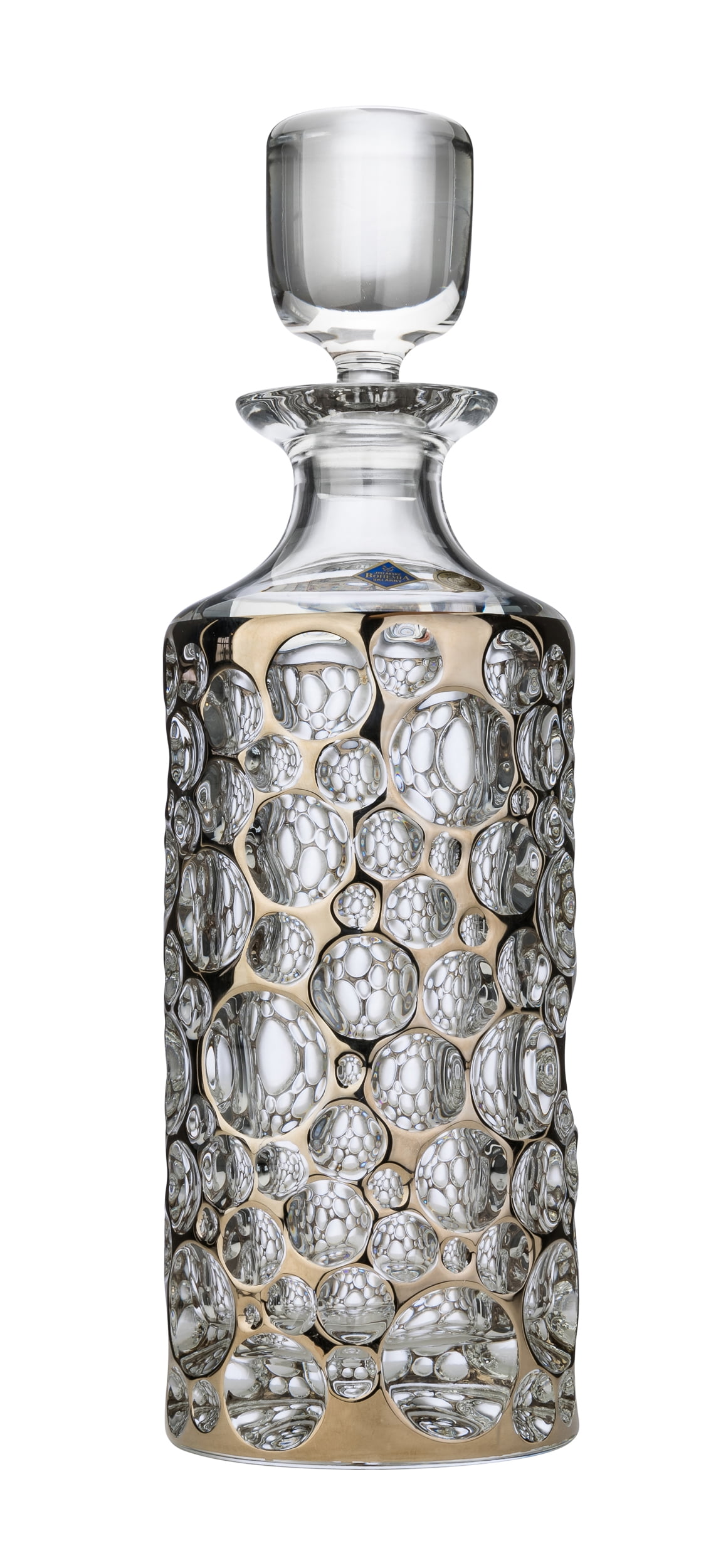 Crystalex JS35441 25 Oz Crystal Lisboa Decanter with Platinum 